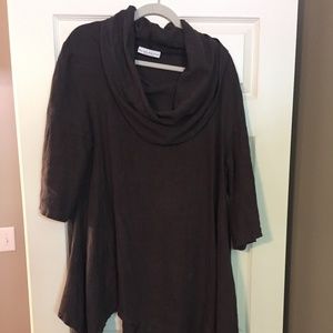 Bryn Walker Noma Cowl Neck Tunic Asymmetrical